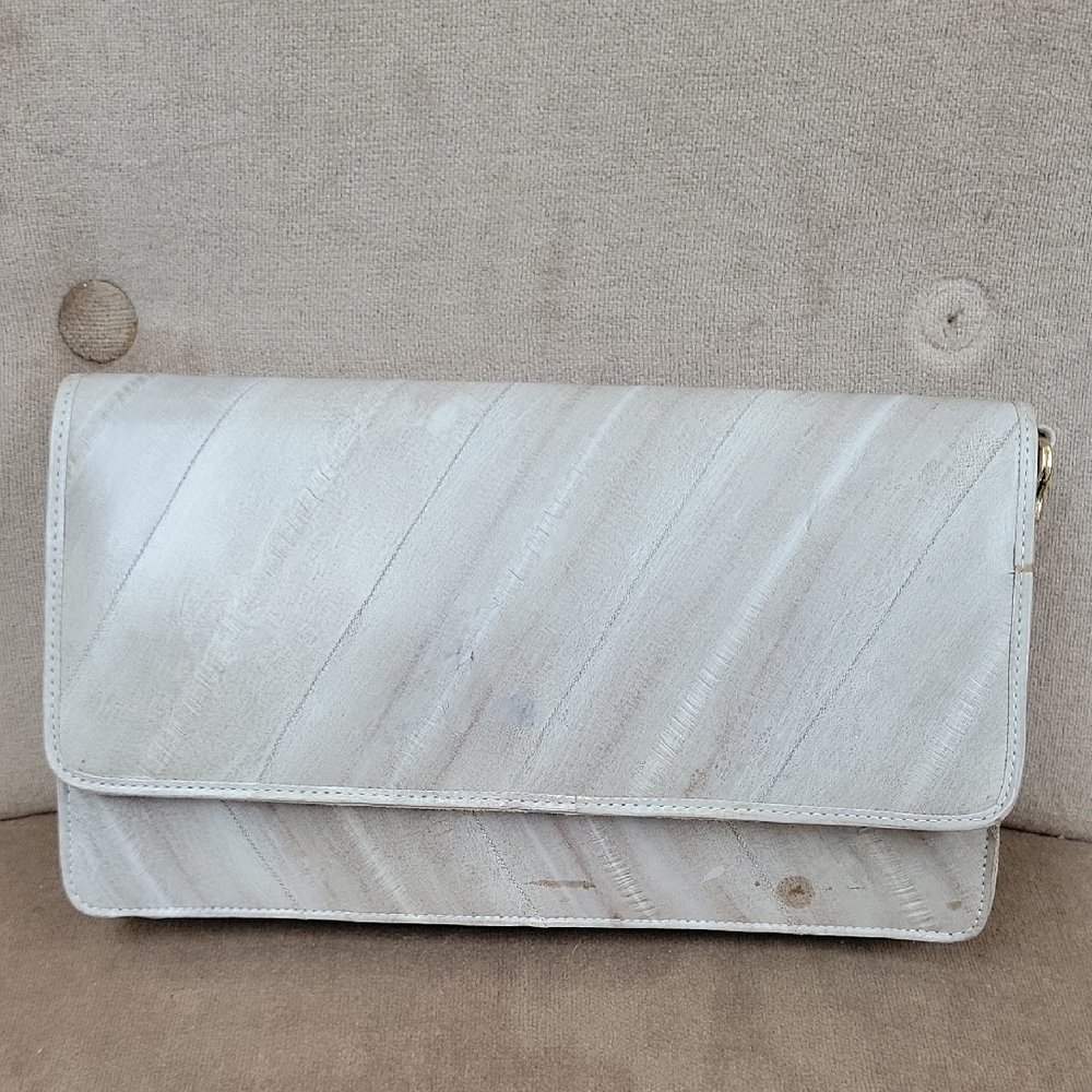 Genuine eelskin Leather clutch